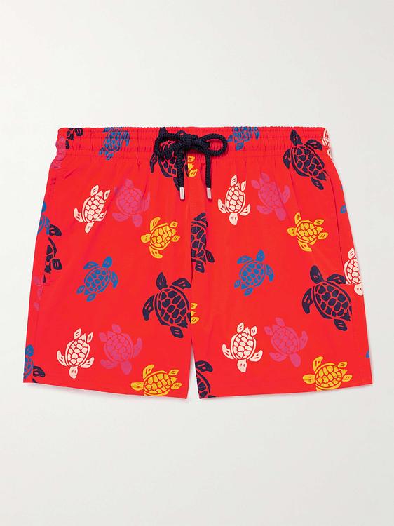 Red swim shorts from Vilebrequin