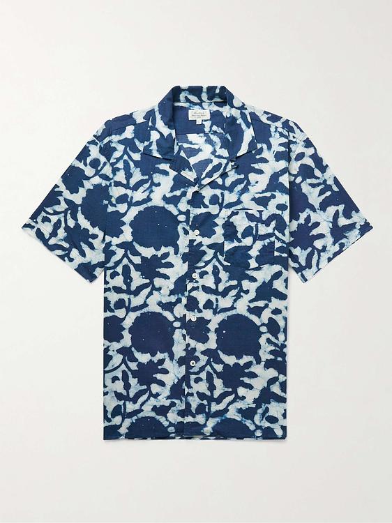 Dark blue short sleeve shirt from Hartford