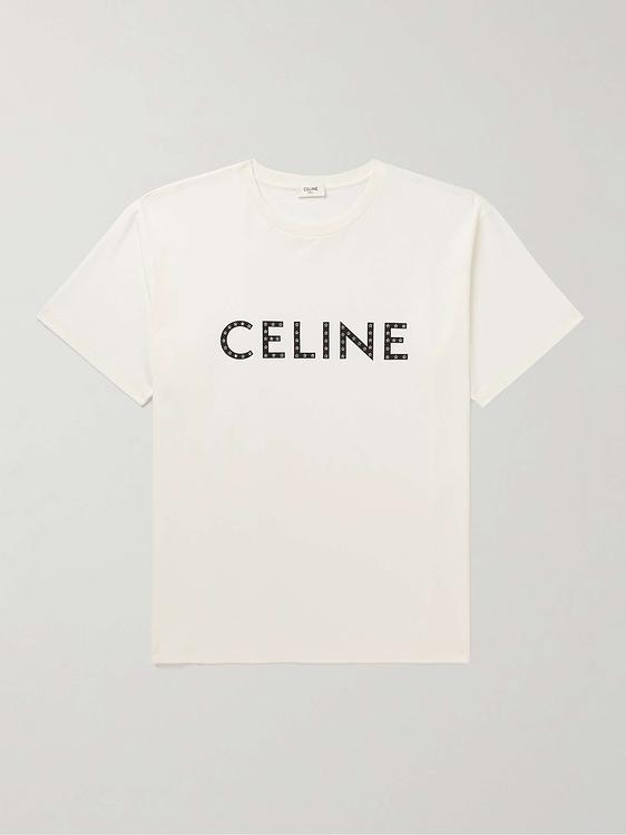Print white t-shirt from Celine Homme