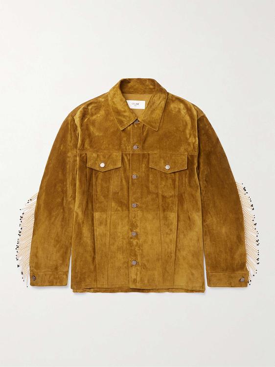 Brown casual jacket from Celine Homme