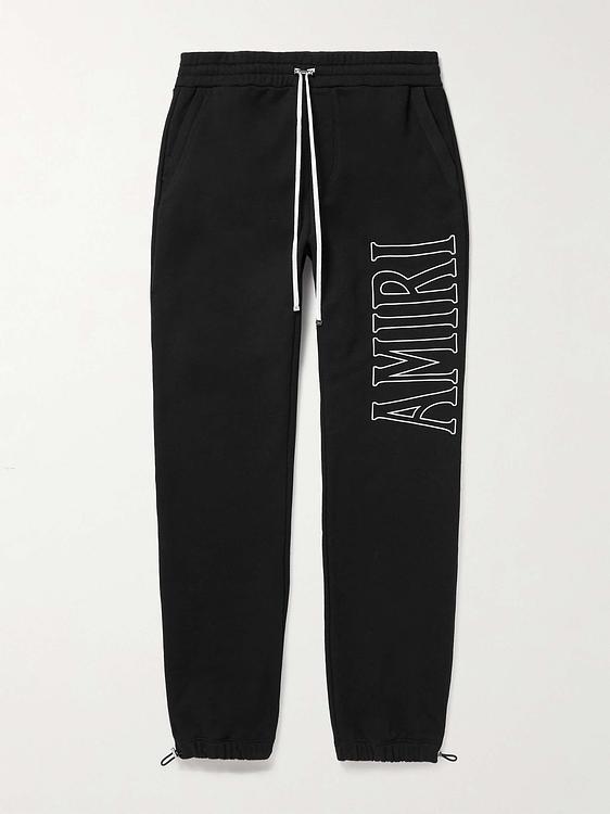 Print black sweatpants from Amiri