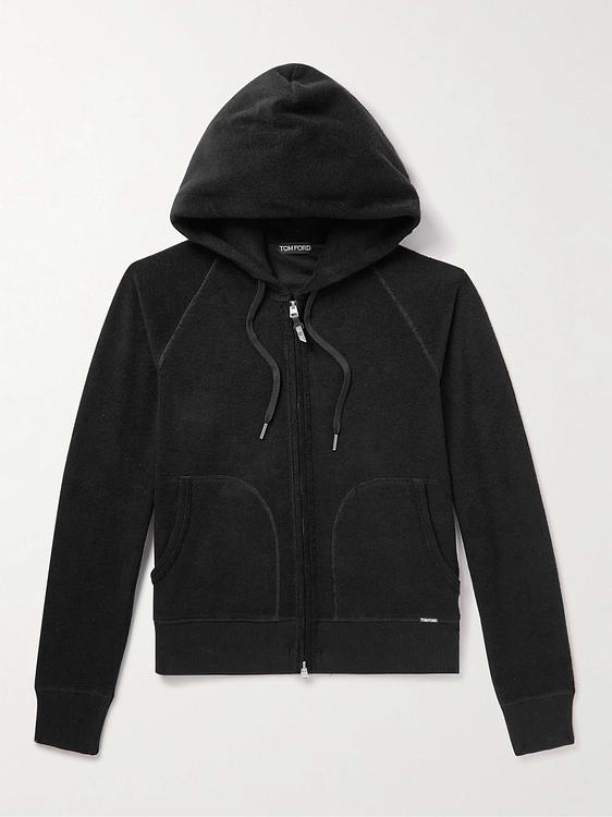Black hooded sweatshirt from Tom Ford