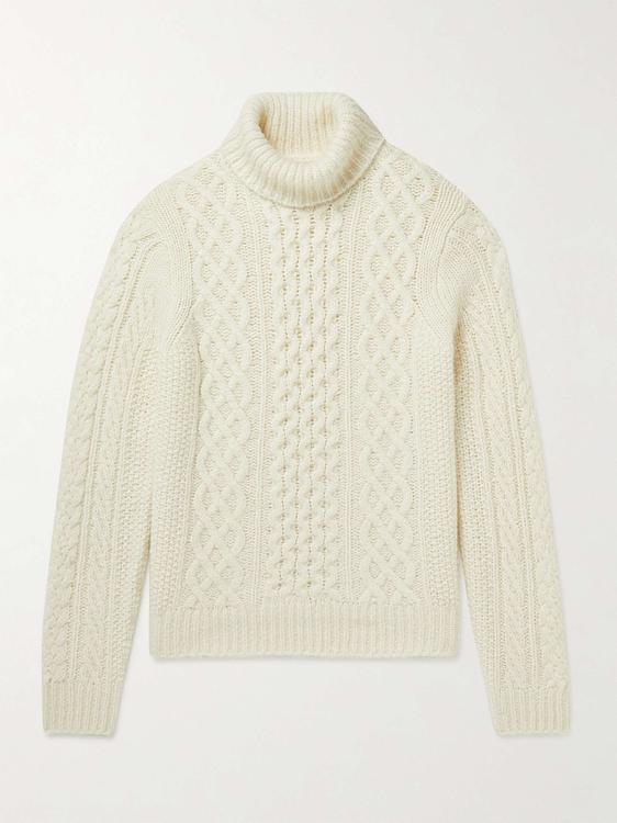 White turtleneck from Alex Mill