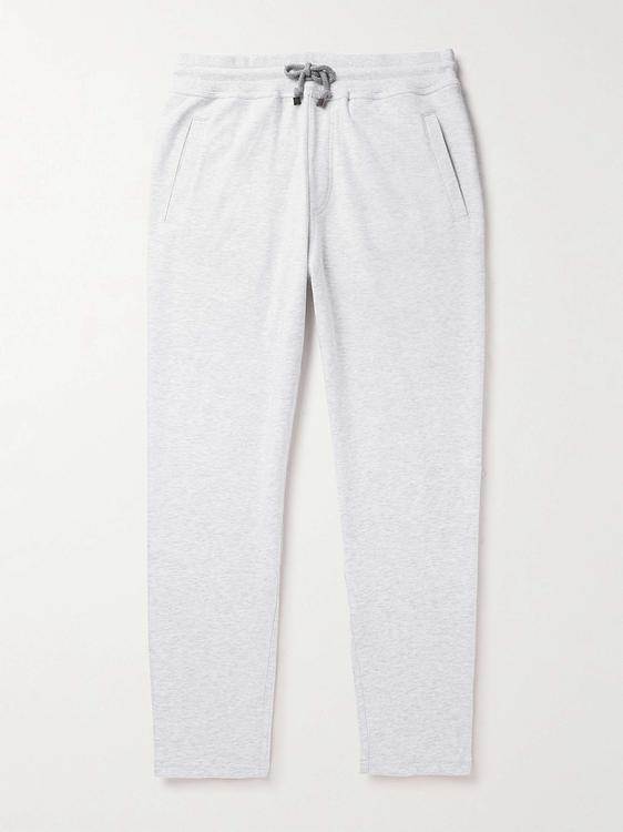 White sweatpants from Brunello Cucinelli
