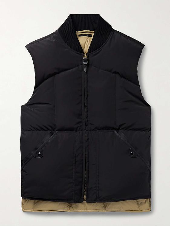 Black vest from Tom Ford