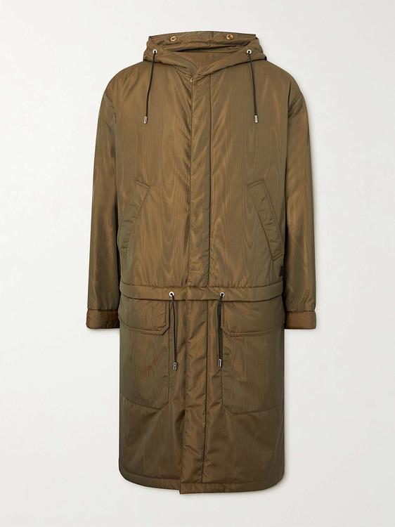 Taupe parka from Dunhill