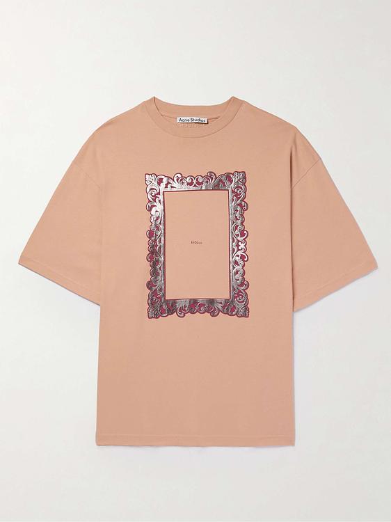 Print peach t-shirt from Acne Studios