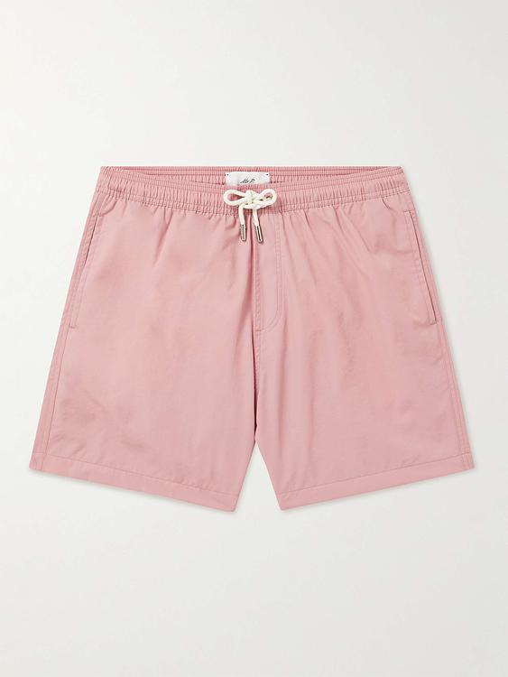 Light pink swim shorts from Mr P.