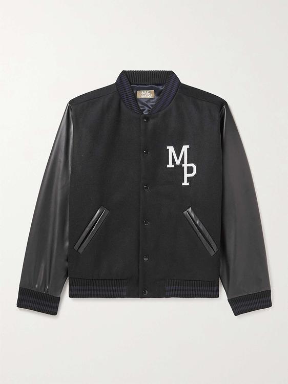 Black bomber jacket from A.P.C