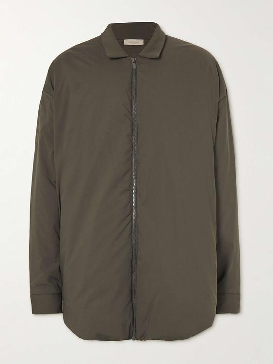 Dark green casual jacket from Fear Of God Essentials