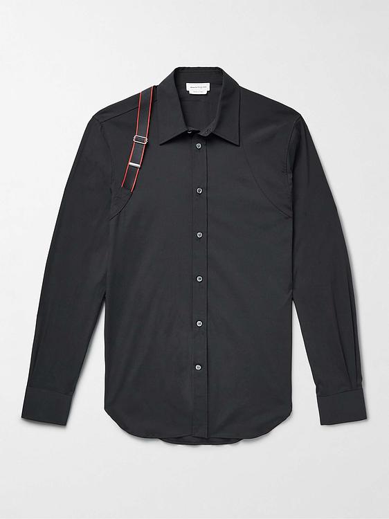 Dark grey casual shirt from Alexander Mcqueen