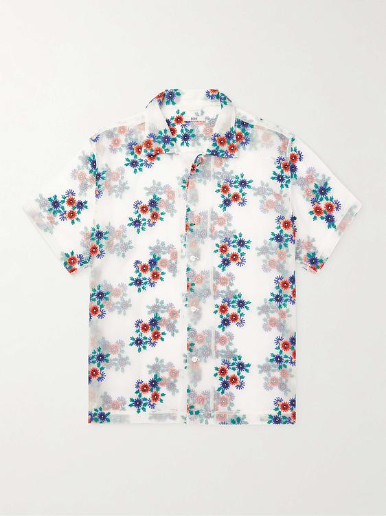White short sleeve shirt from Bode