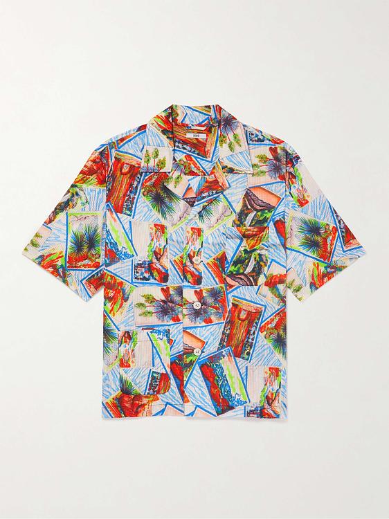 Multicolor short sleeve shirt from Bode
