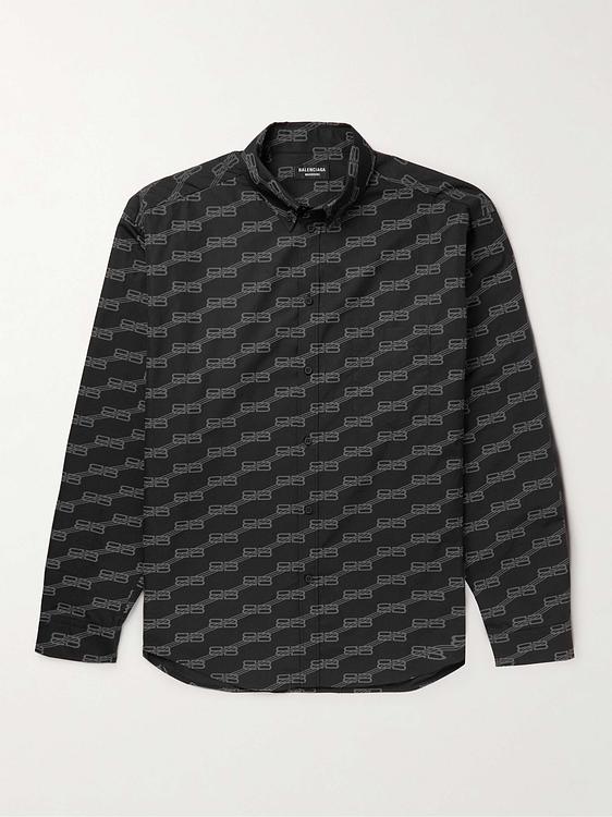 Black casual shirt from Balenciaga