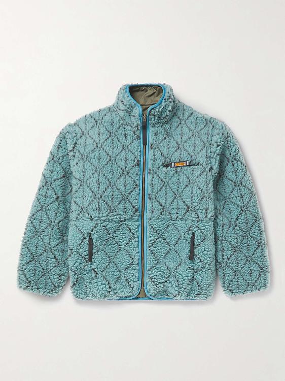 Blue fleece jacket from Kapital