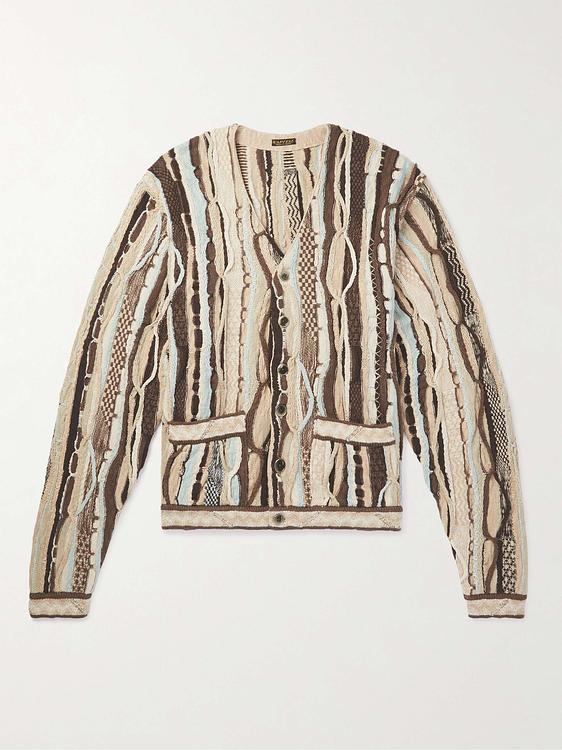 Beige cardigan from Kapital