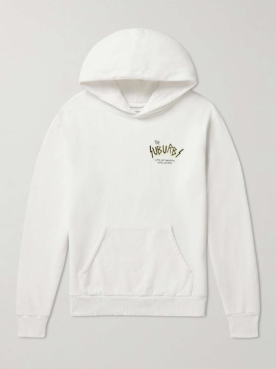 White hooded sweatshirt from Pasadena Leisure Club