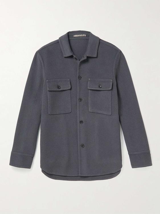 Dark grey casual jacket from Mr P.