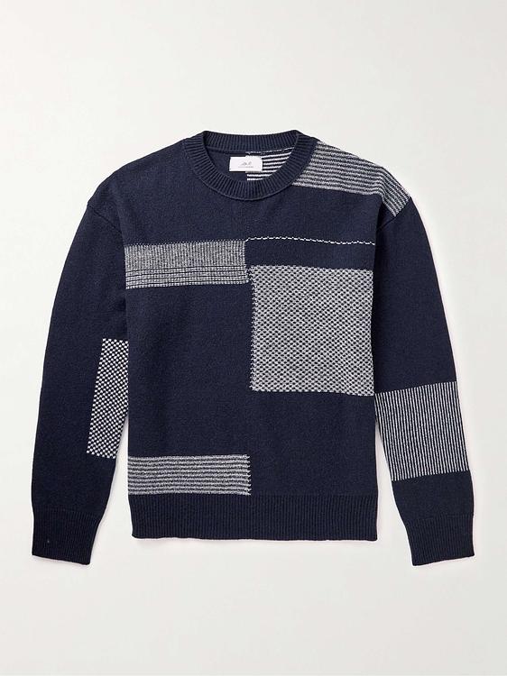 Dark blue cashmere sweater from Mr P.