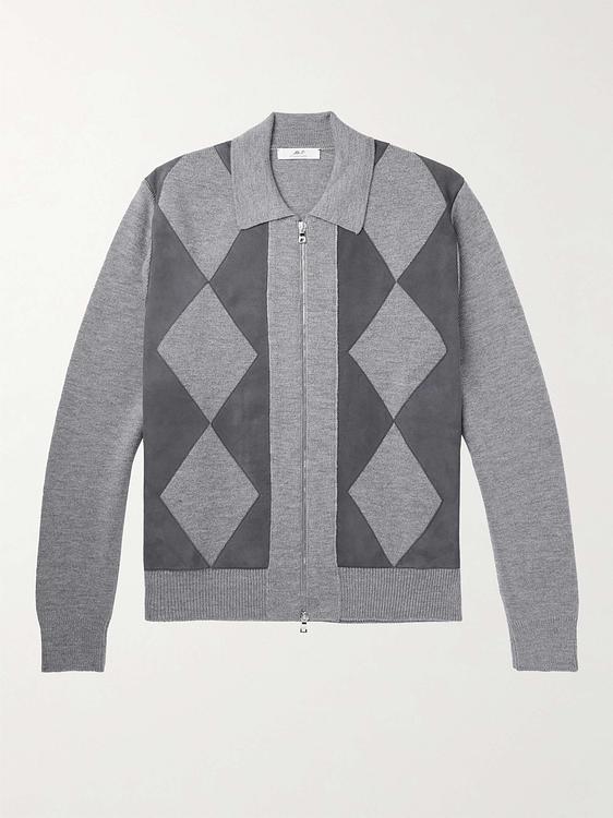 Grey cardigan from Mr P.
