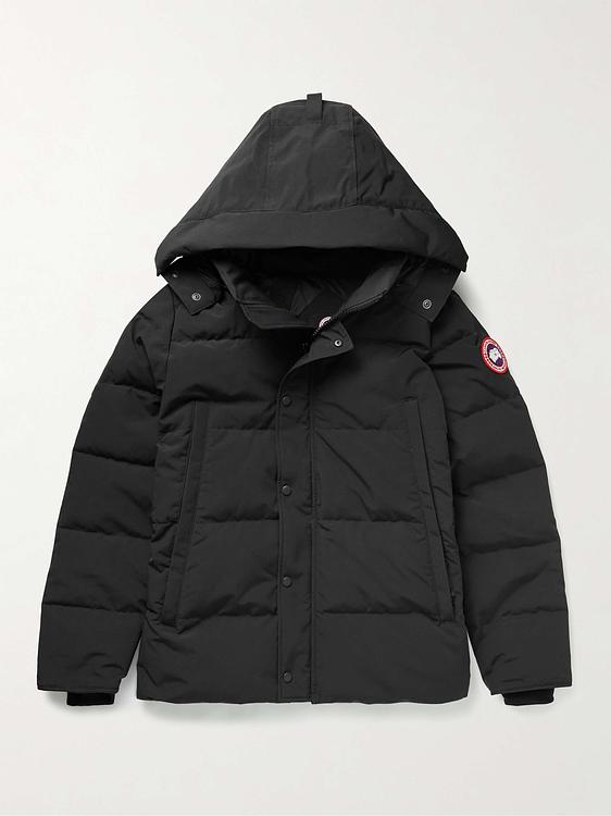 Black down jacket from Canada Goose