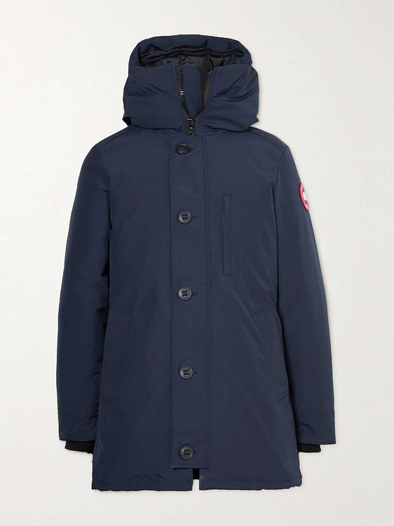 Dark grey down jacket from Canada Goose