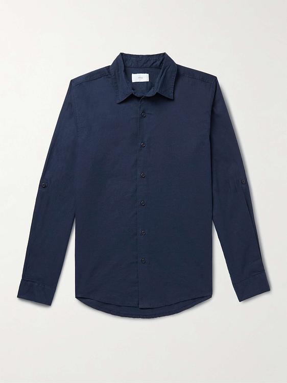 Dark blue casual shirt from Onia