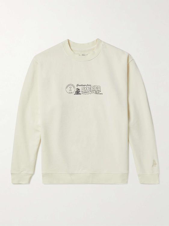Print white sweatshirt from One Of These Days