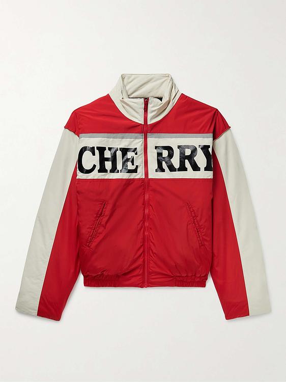 Print red casual jacket from Cherry Los Angeles