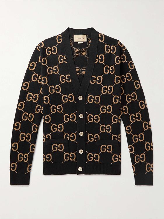 Black cardigan from Gucci
