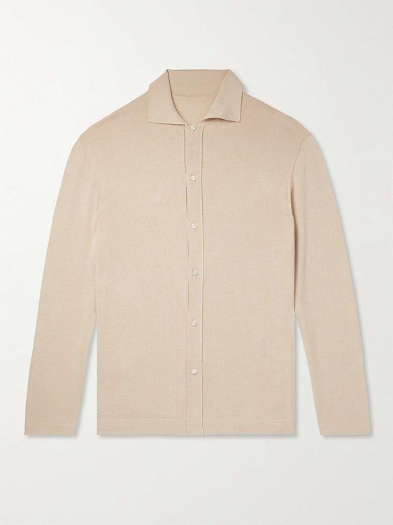 Beige casual shirt from Stòffa