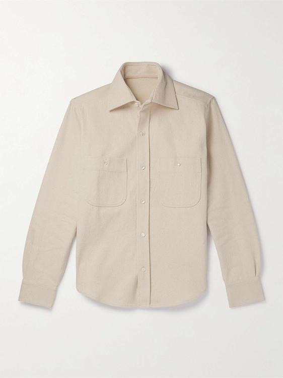 Beige overshirt from Stòffa
