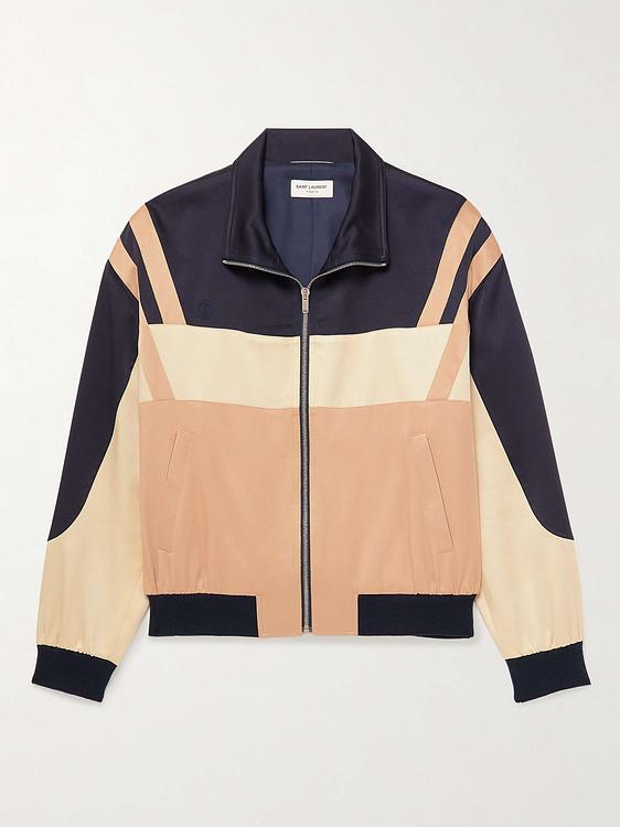 Peach bomber jacket from Saint Laurent