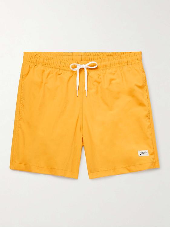 Dark yellow swim shorts from Bather