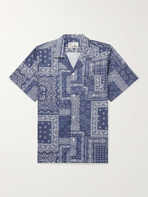 Blue short sleeve shirt from Bather