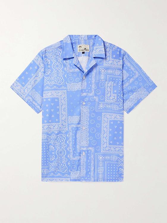 Light blue short sleeve shirt from Bather
