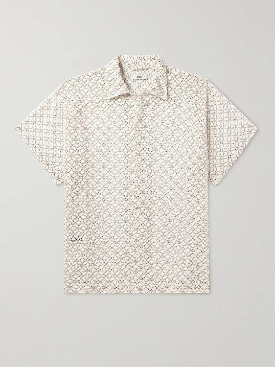 White short sleeve shirt from Bode