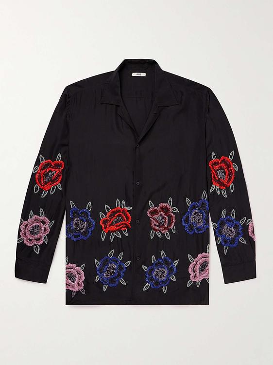 Black casual shirt from Bode