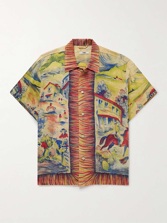 Multicolor short sleeve shirt from Bode