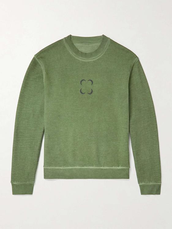 Green sweatshirt from Saif Ud Deen