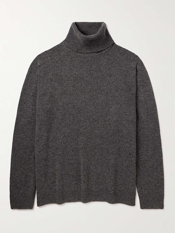 Dark grey turtleneck from Raf Simons