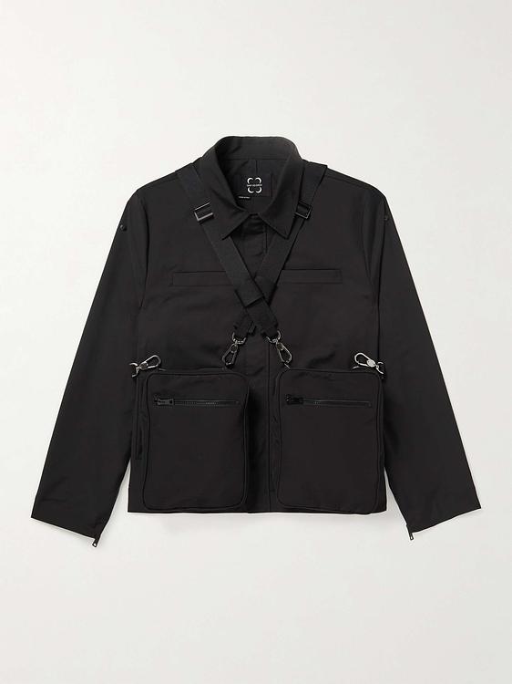 Black casual jacket from Saif Ud Deen