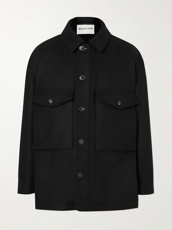 Black coat from Miles Leon