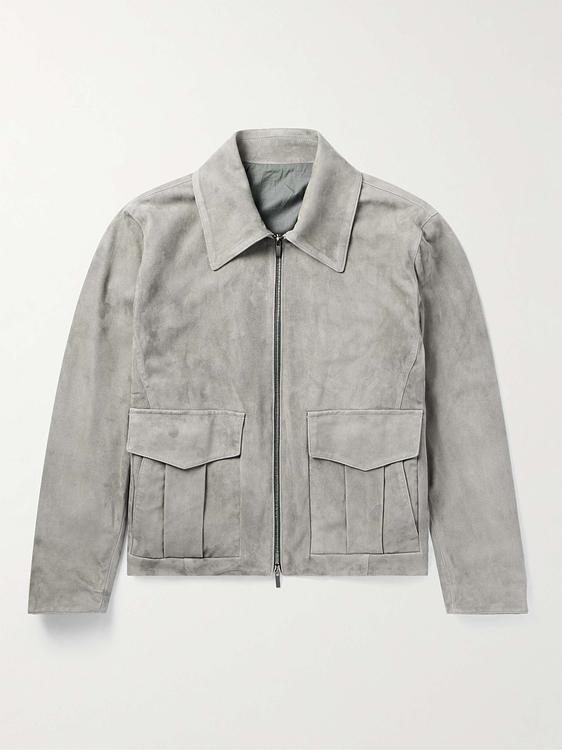 Grey bomber jacket from Stòffa