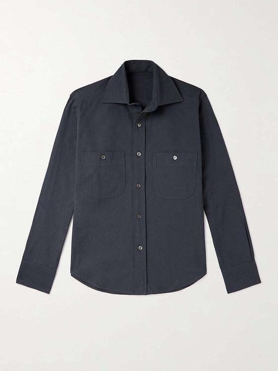 Dark grey casual shirt from Stòffa