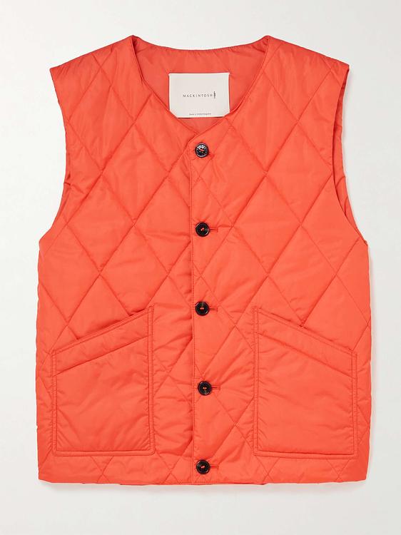 Orange vest from Mackintosh