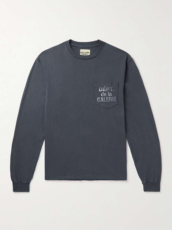 Dark grey long sleeve t-shirt from Gallery Dept.