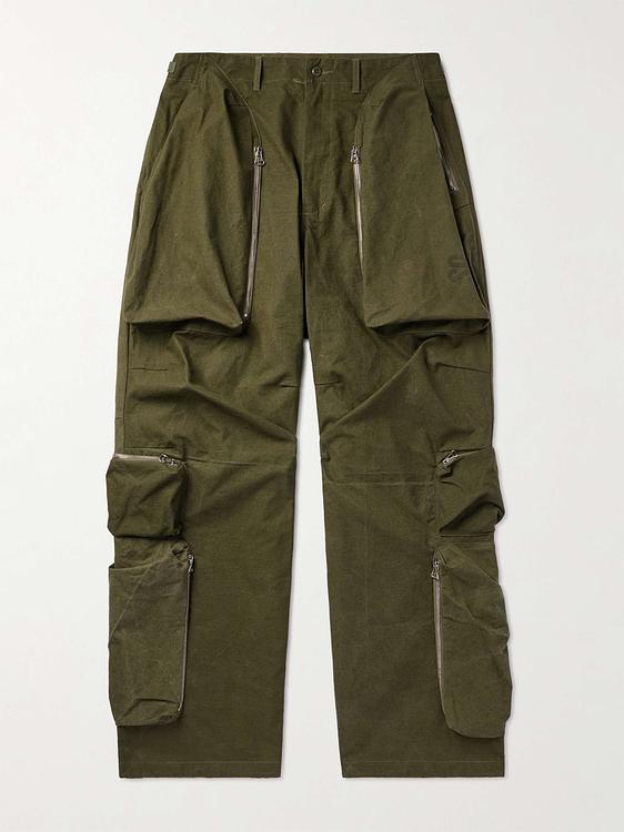 Dark green cargo trousers from Readymade