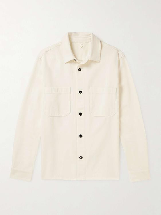 White overshirt from Arket