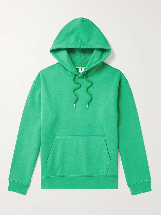 Teal hooded sweatshirt from Arket